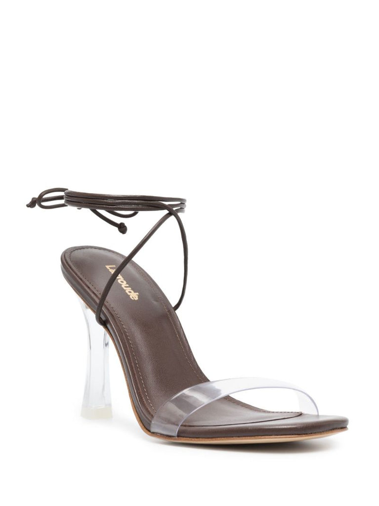 Brown Gloria 95 Leather Sandals