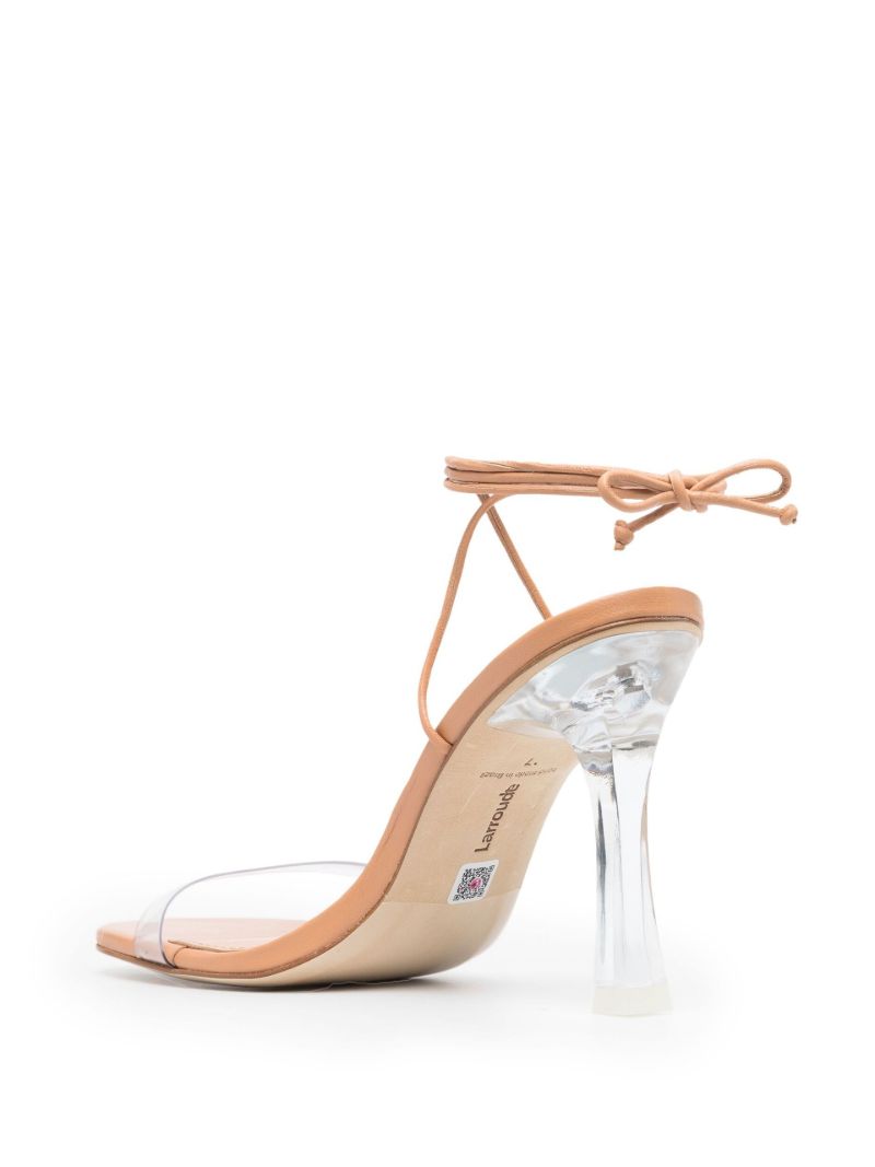 Neutral Gloria 95 Leather Sandals