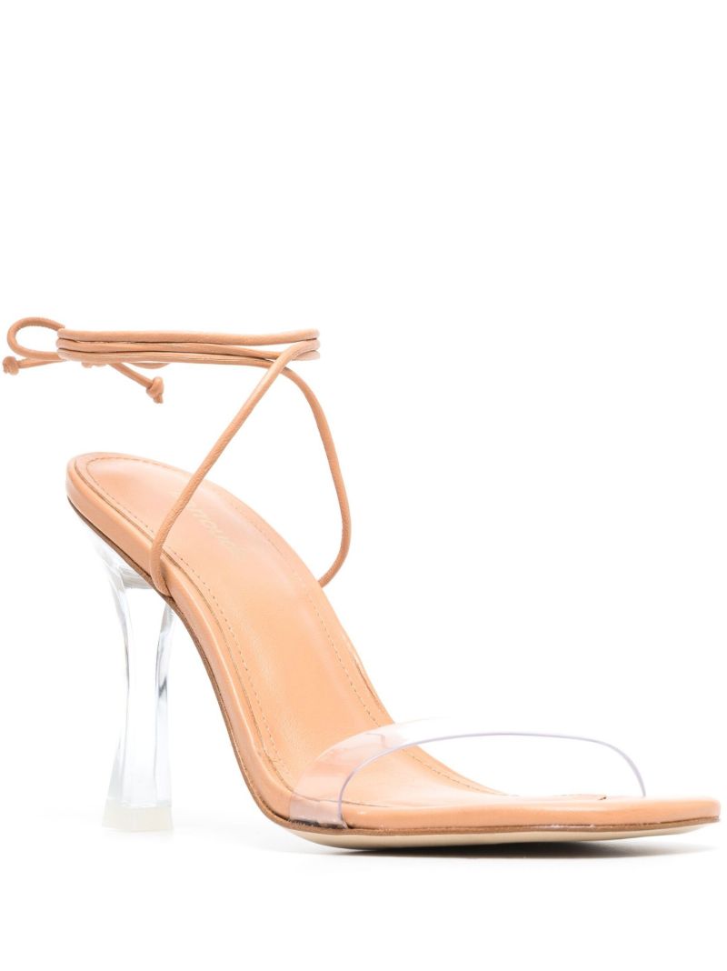 Neutral Gloria 95 Leather Sandals