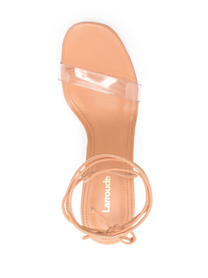Neutral Gloria 95 Leather Sandals