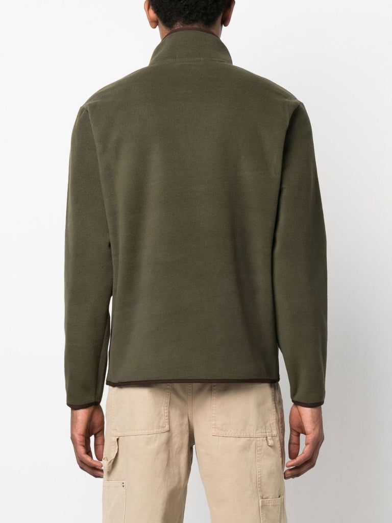 Green Polo Bear Fleece Sweatshirt
