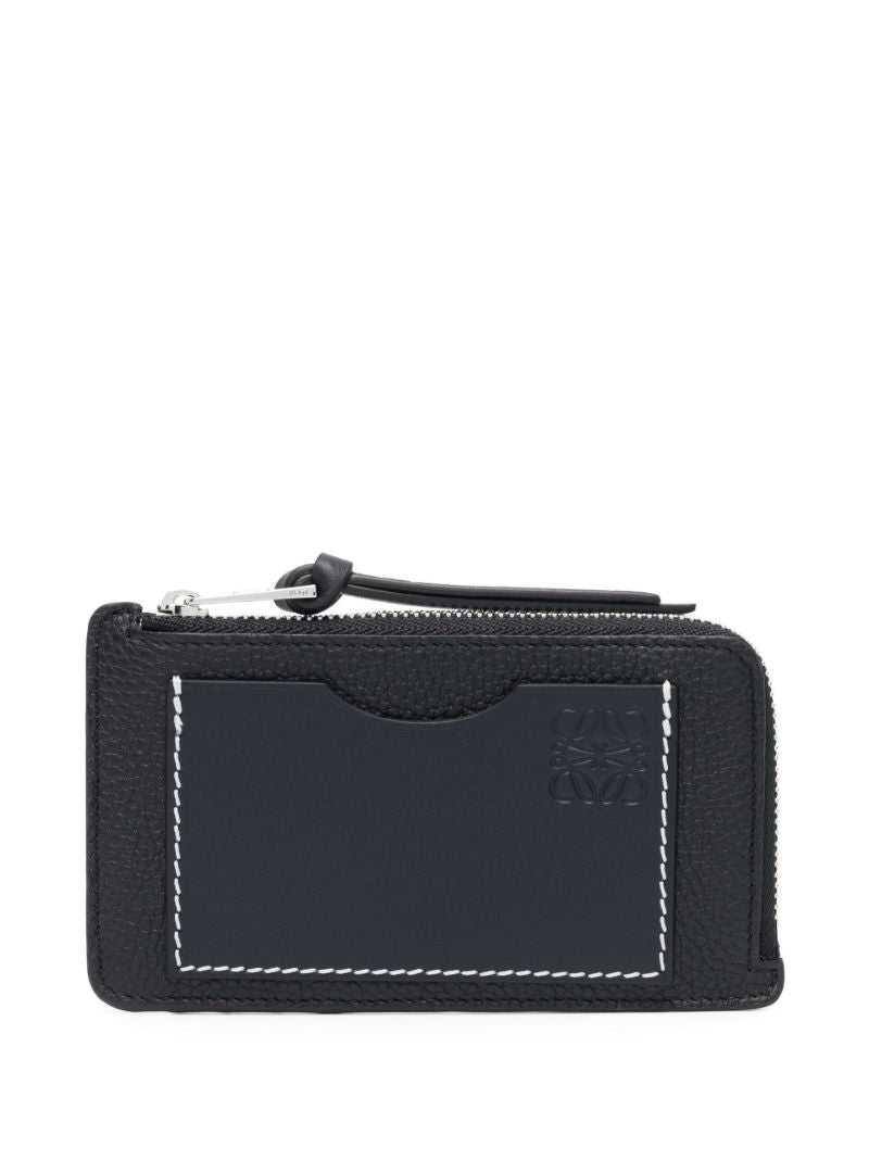 Black Leather Card Holder