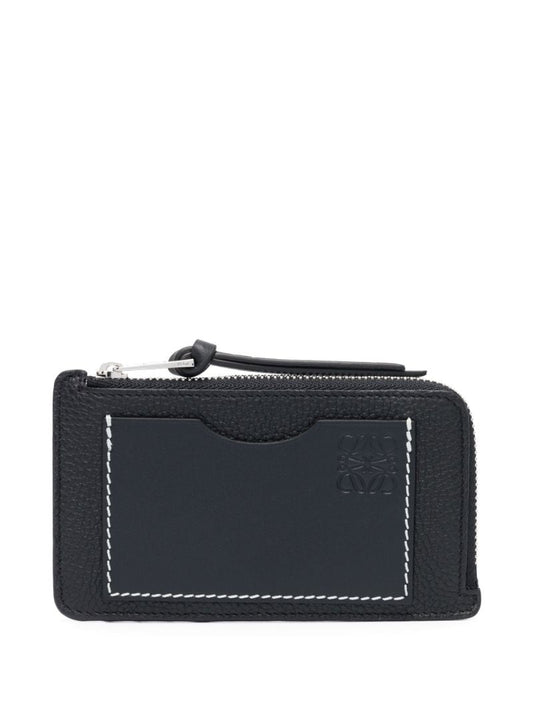 Black Leather Card Holder