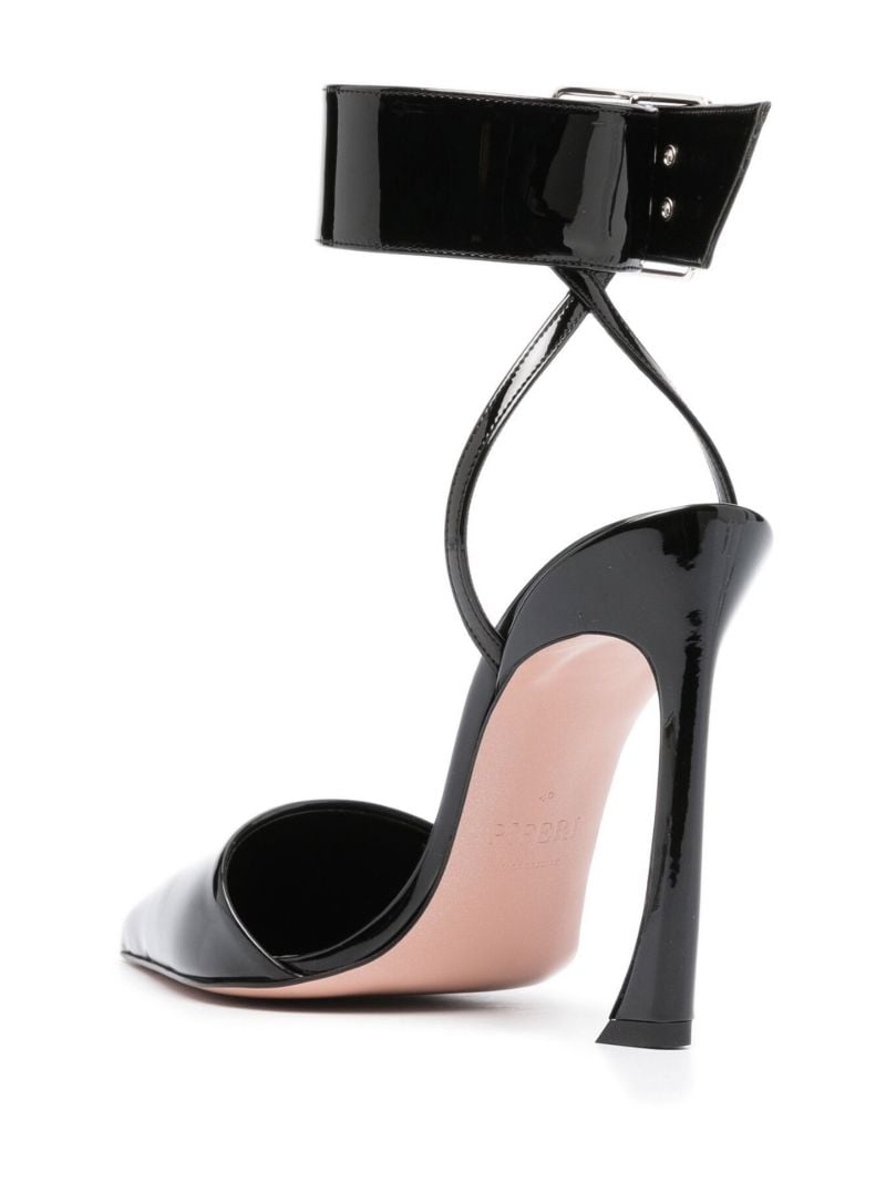 Black Fame 100 Patent Sandals