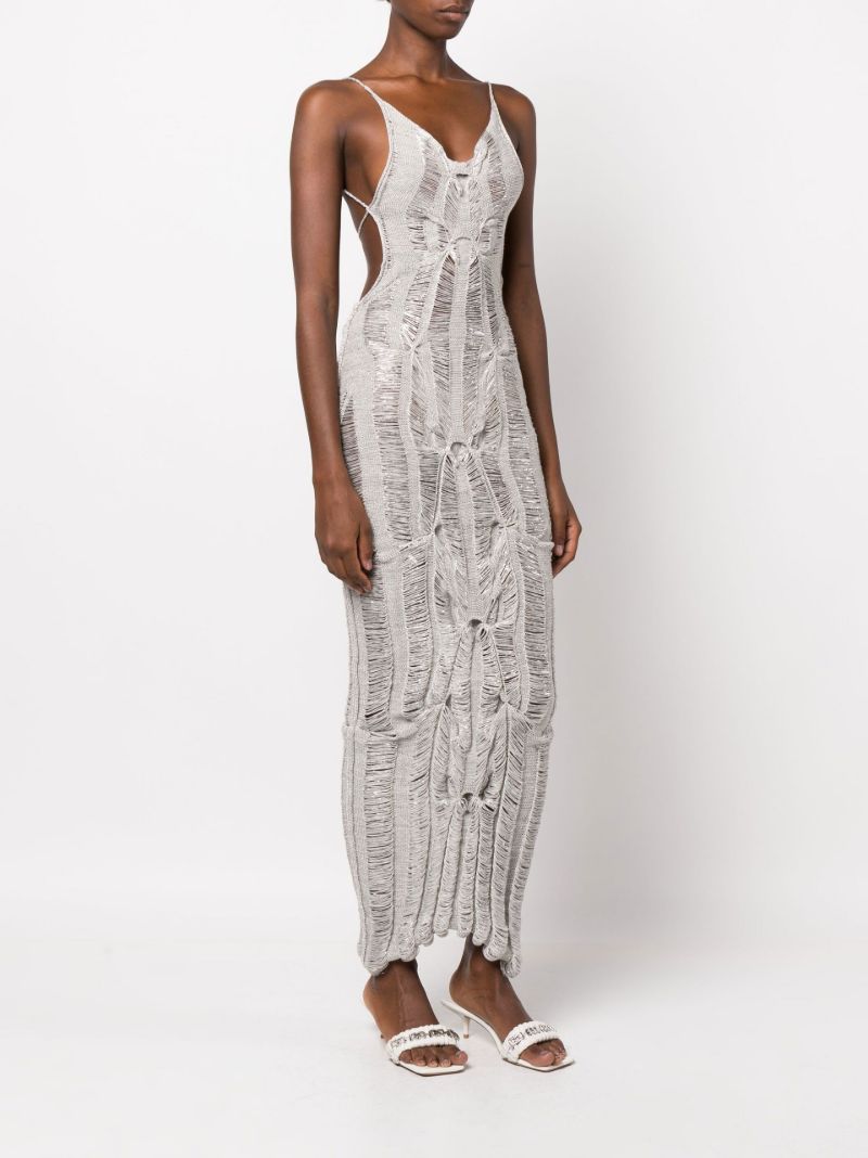 Grey Hook-up Maxi Dress