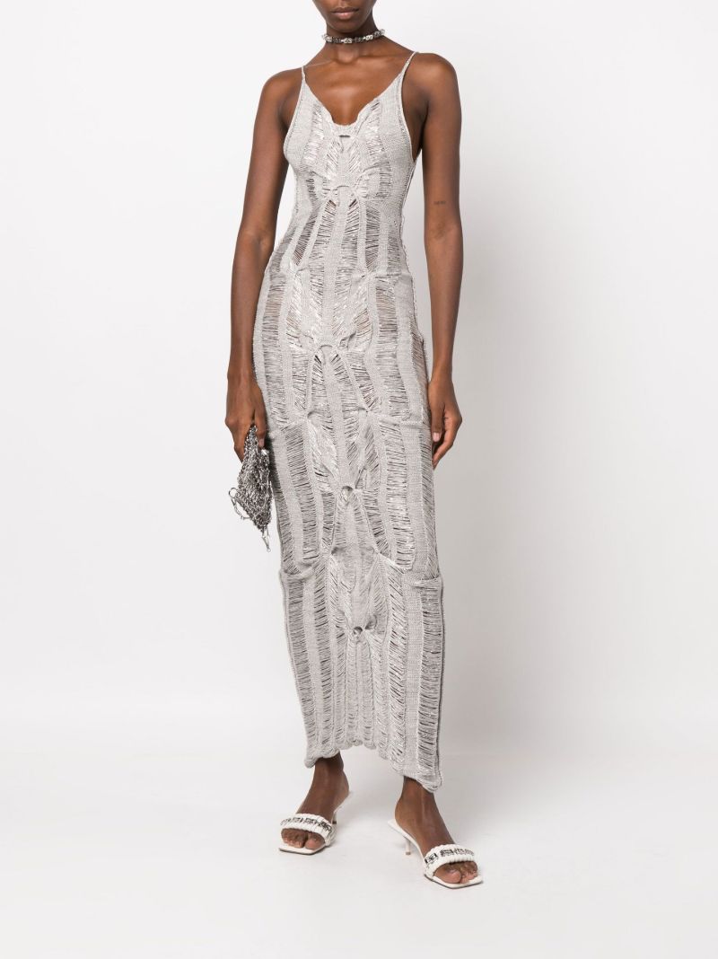 Grey Hook-up Maxi Dress
