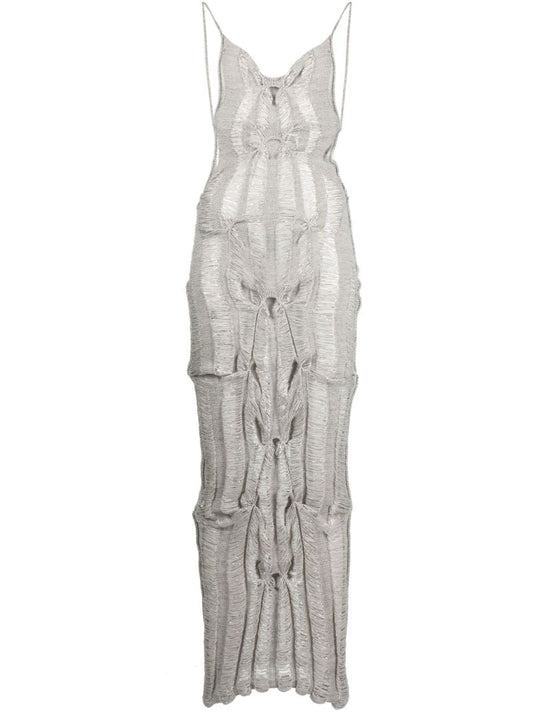Grey Hook-up Maxi Dress