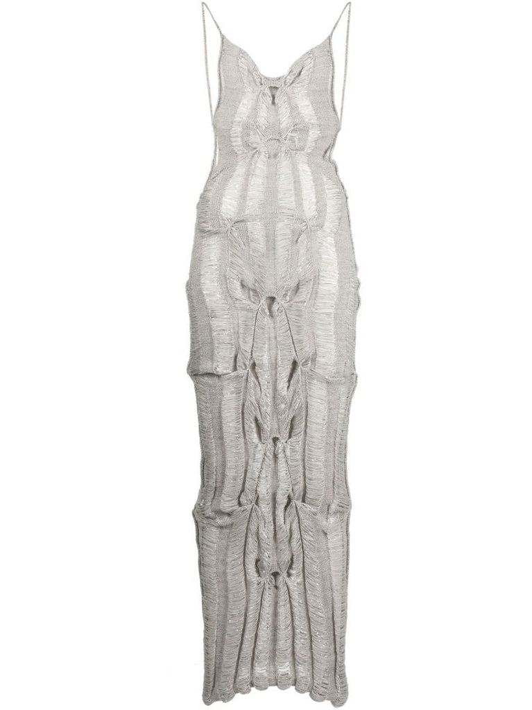 Grey Hook-up Maxi Dress