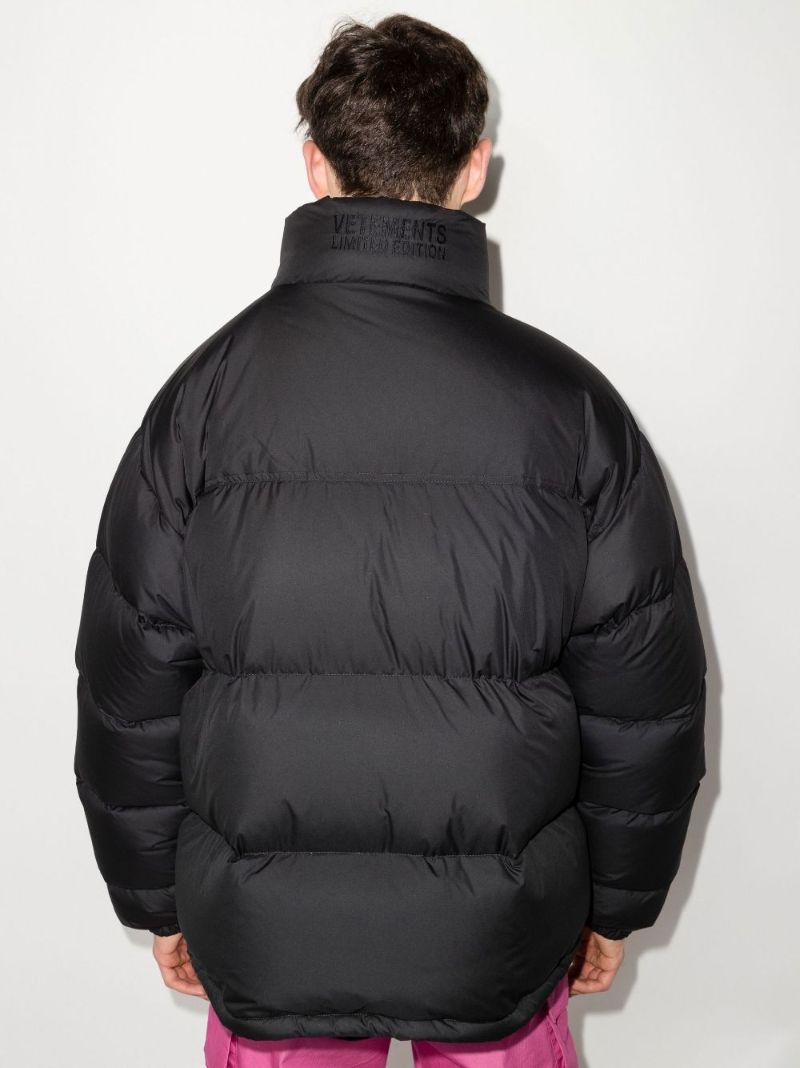 Logo Patch Padded Jacket