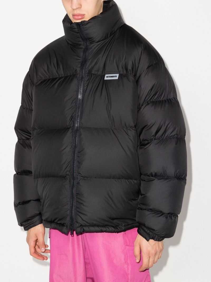 Logo Patch Padded Jacket
