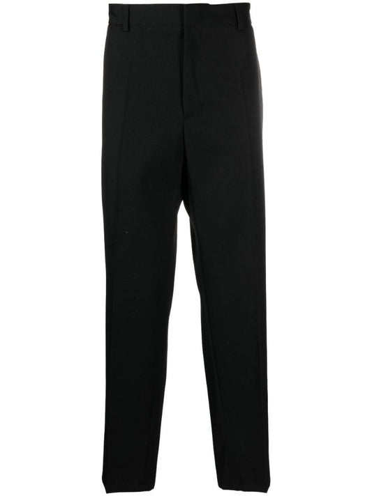 Black Tailored Wool Trousers