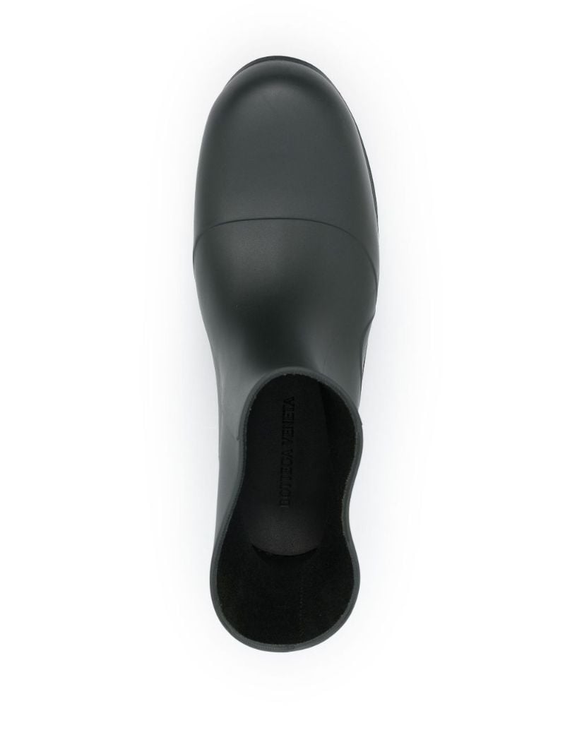 Green Puddle Rubber Ankle Boots