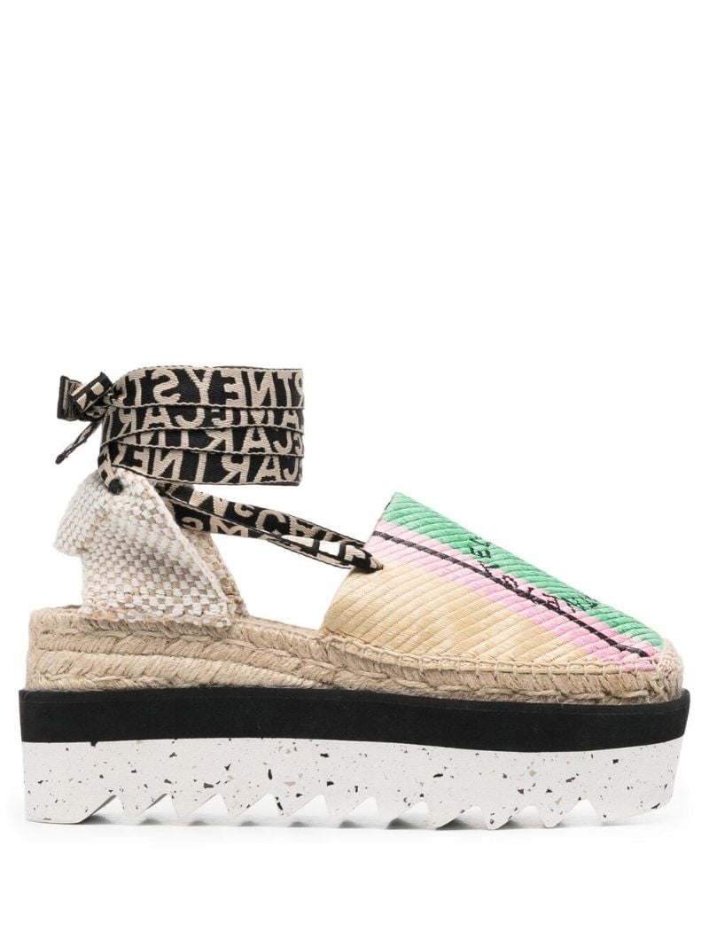 Beige Gaia Flatform Espadrilles