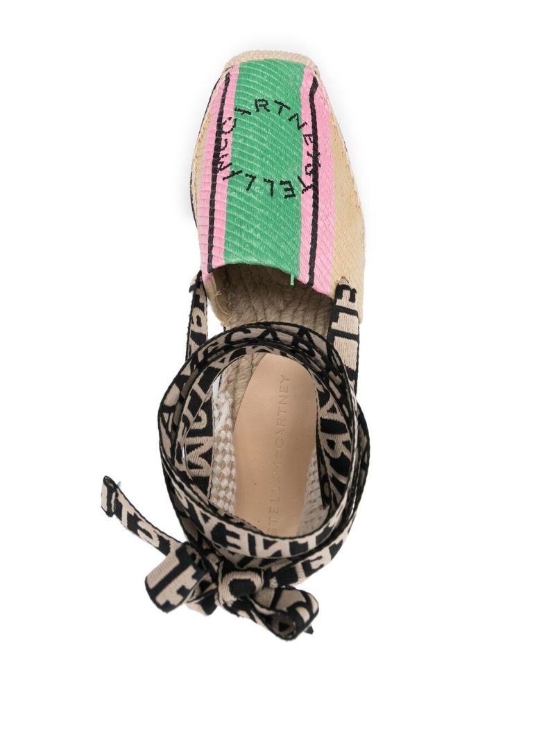 Beige Gaia Flatform Espadrilles