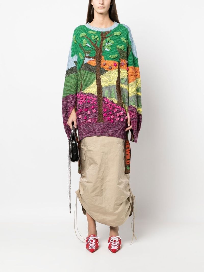 Multicolour Tree of Life Sweater