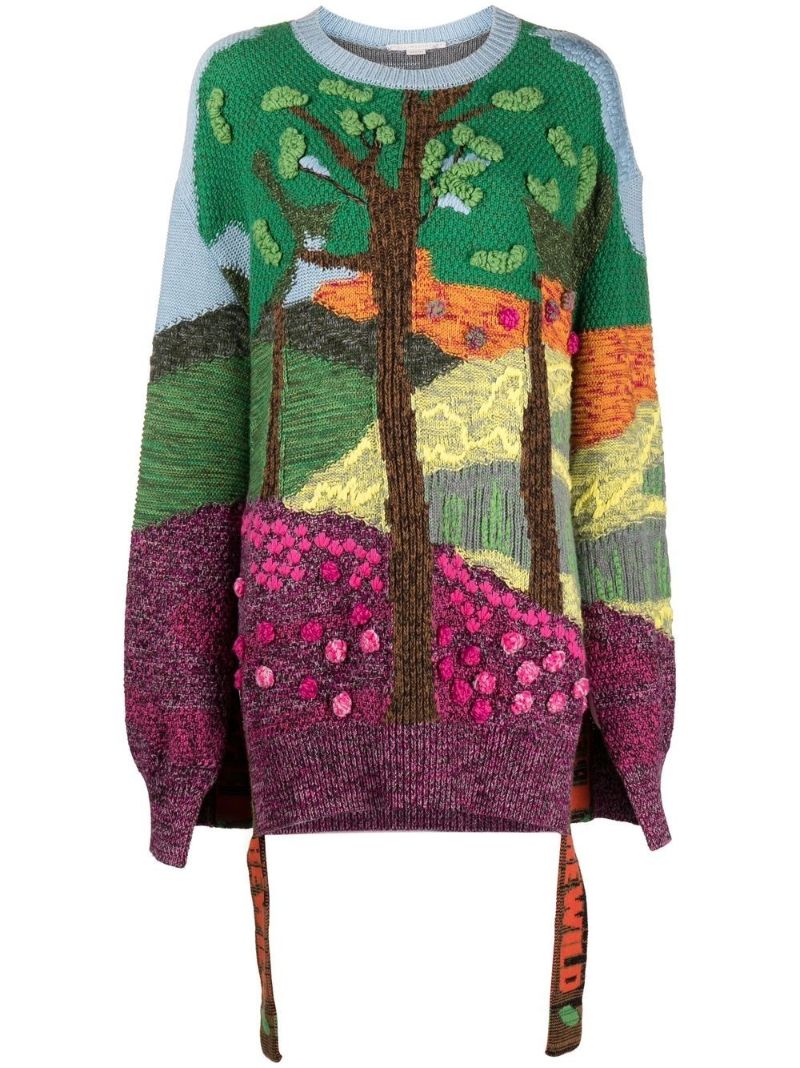 Multicolour Tree of Life Sweater