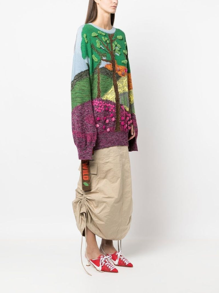 Multicolour Tree of Life Sweater