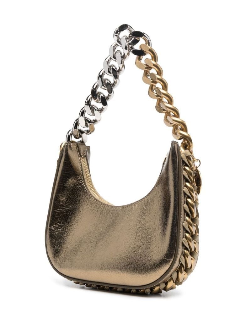 Gold-tone Frayme Mini Shoulder Bag