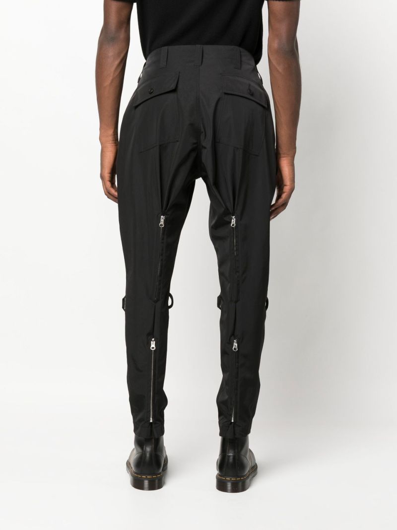 Black James Bondage Trousers