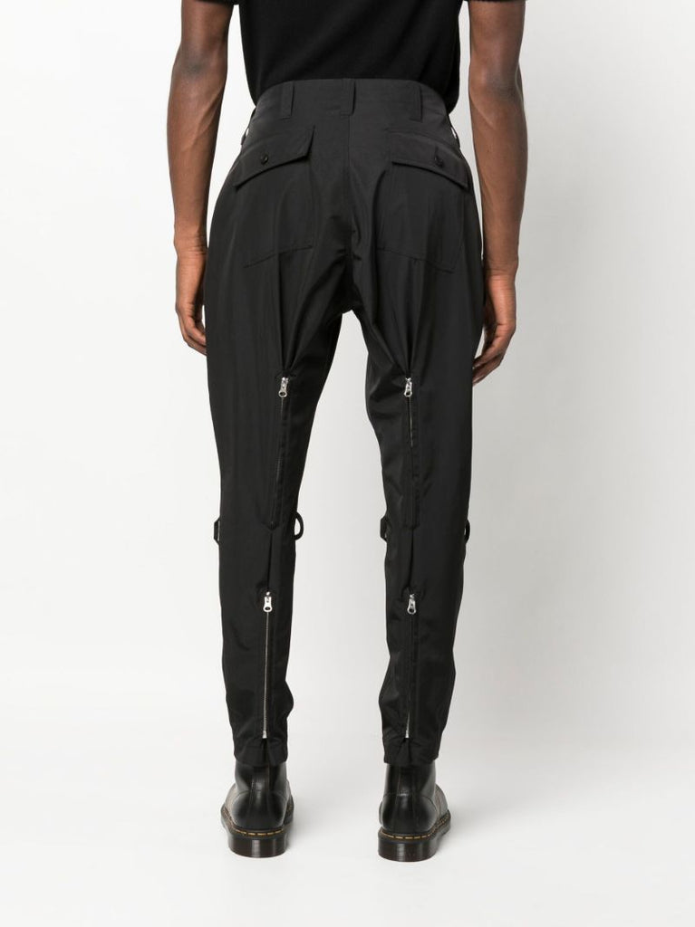 Black James Bondage Trousers