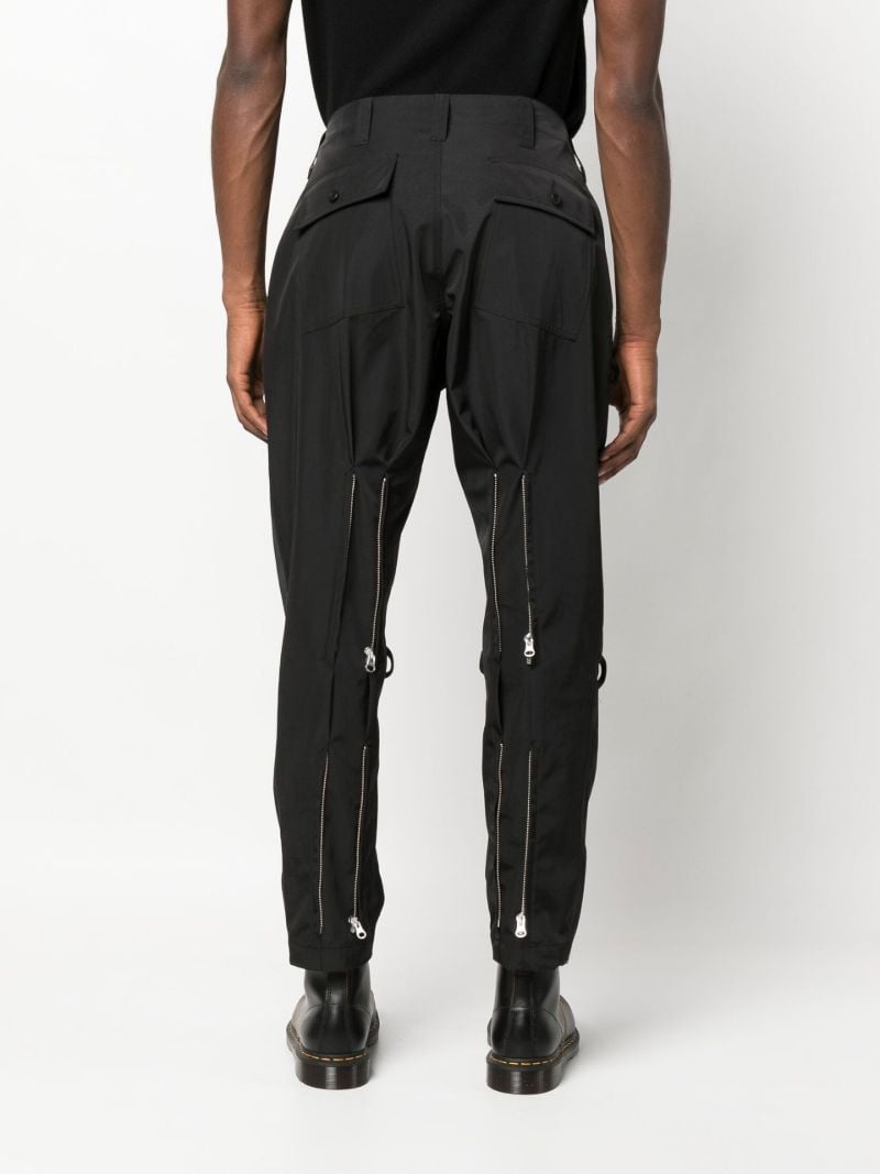 Black James Bondage Trousers