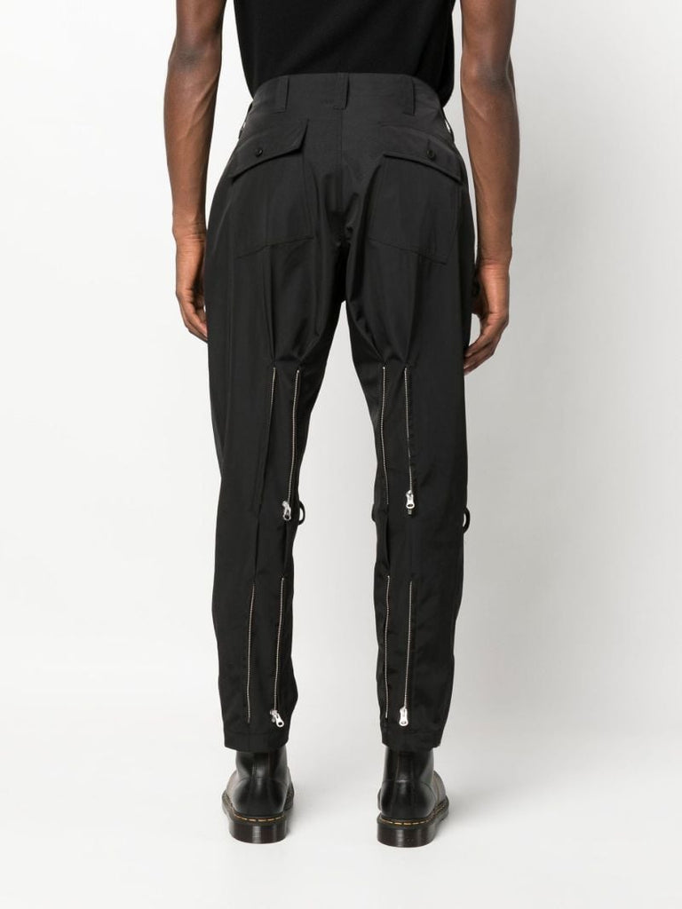 Black James Bondage Trousers