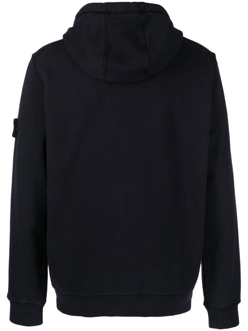 Blue Classic Cotton Hoodie