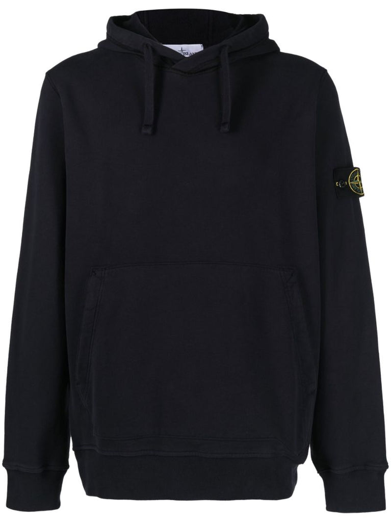 Blue Classic Cotton Hoodie