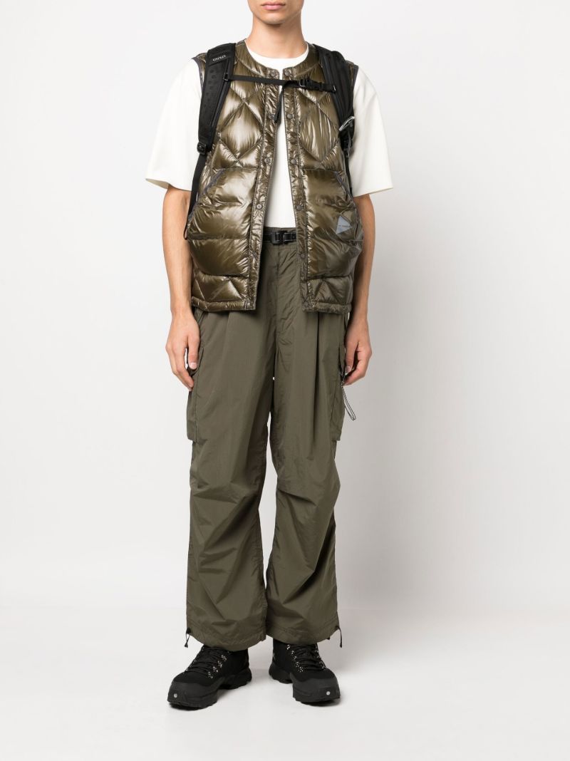Green Sleeveless Quilted Gilet