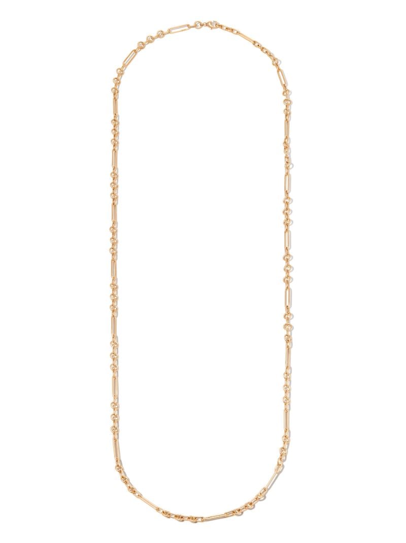 18k Yellow Gold Mixed Chain Necklace