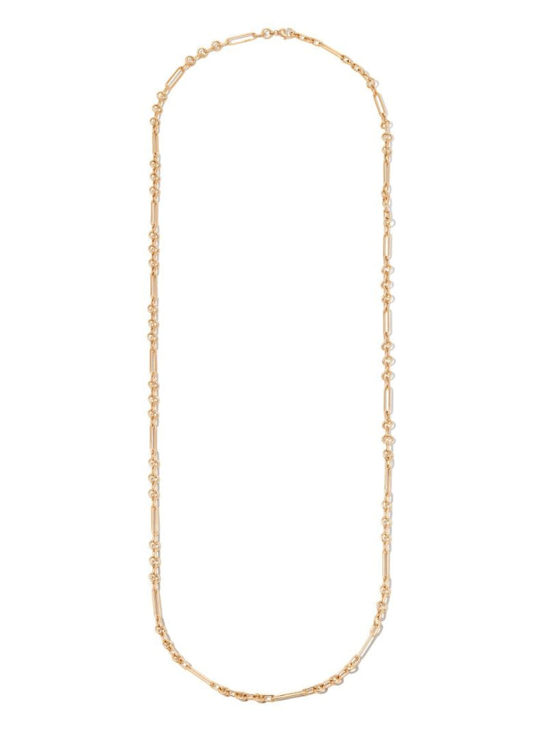 18k Yellow Gold Mixed Chain Necklace