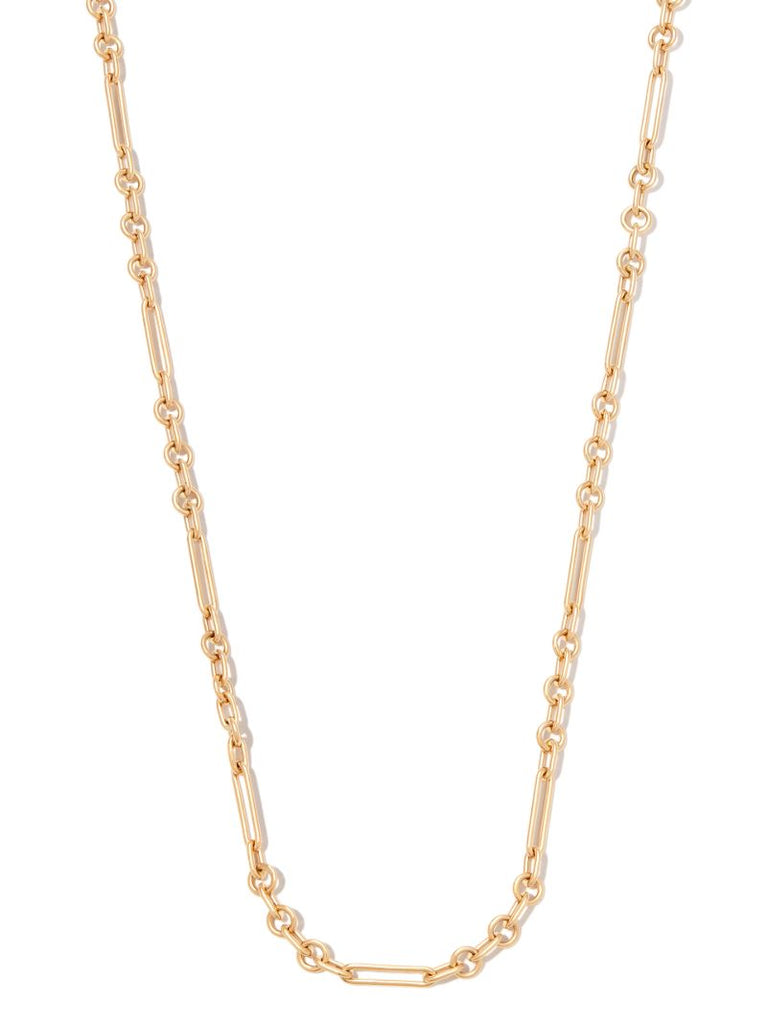 18k Yellow Gold Mixed Chain Necklace