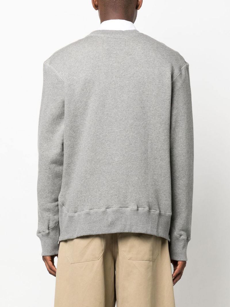 Grey Stevie Logo Print Sweatshirt
