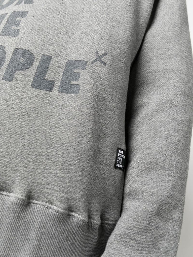 Grey Stevie Logo Print Sweatshirt