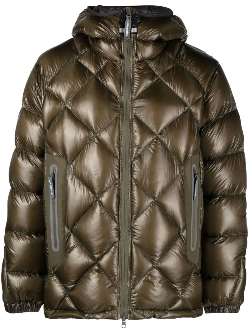Green Zip-through Padded Jacket