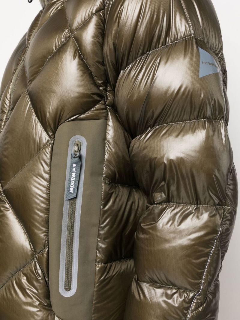 Green Zip-through Padded Jacket