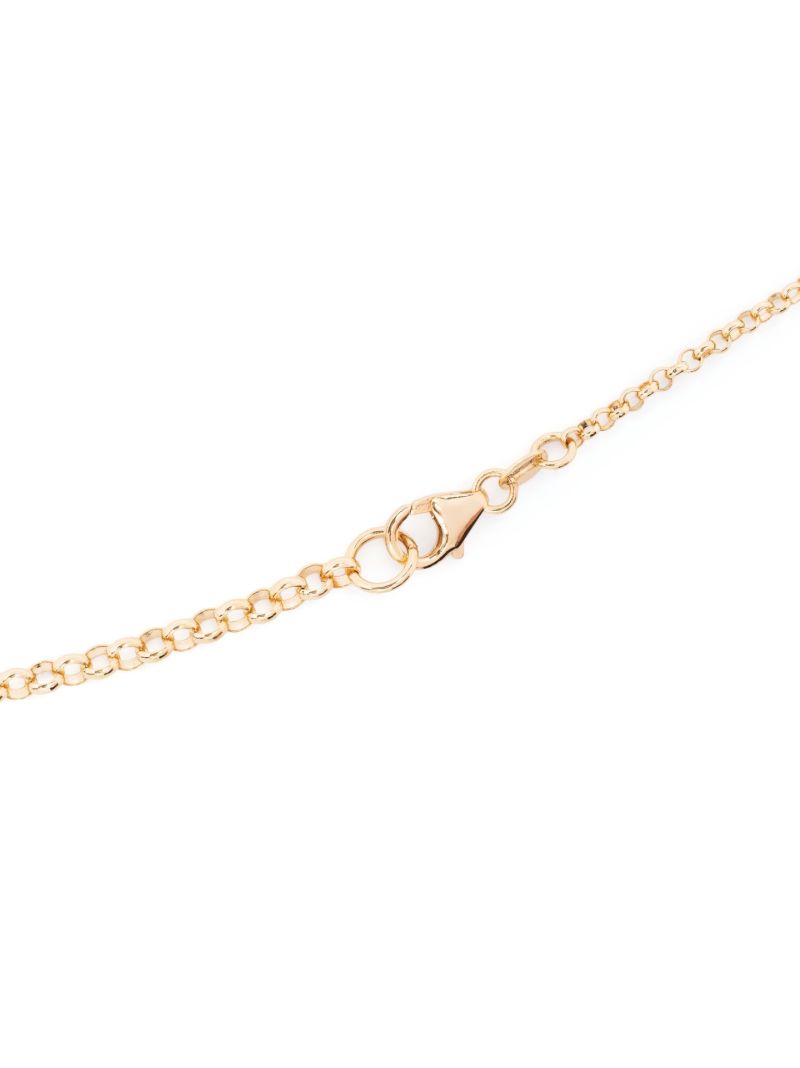 18k Yellow Gold Wholeness Baby Medallion Diamond Necklace