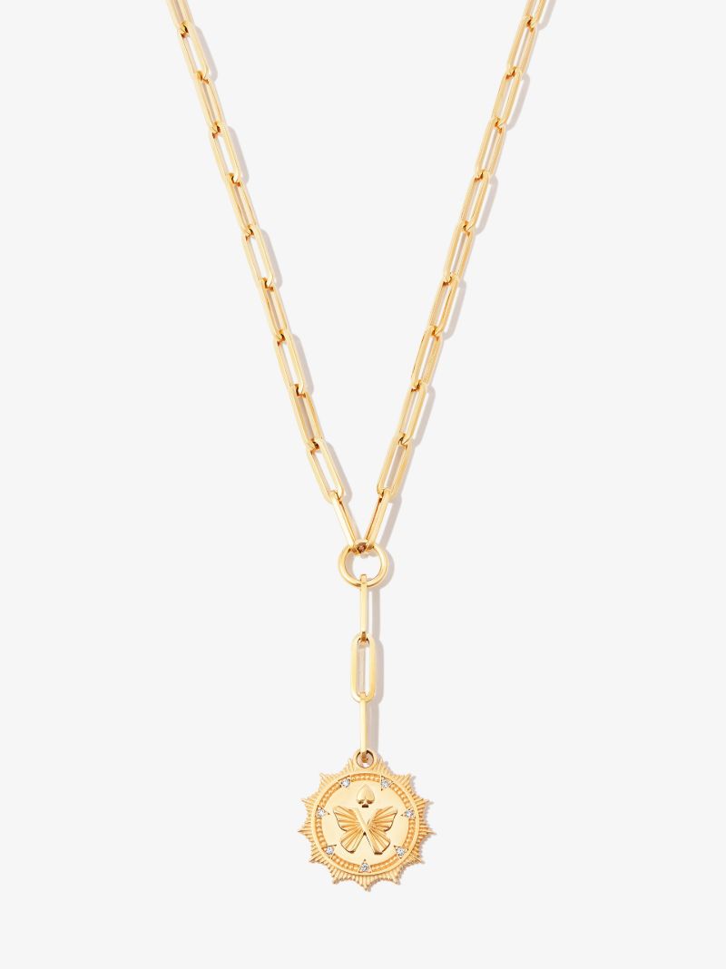 18k Yellow Gold Reverie Classic Extension Chain Diamond Necklace