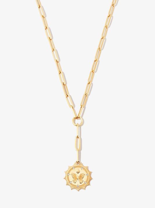 18k Yellow Gold Reverie Classic Extension Chain Diamond Necklace