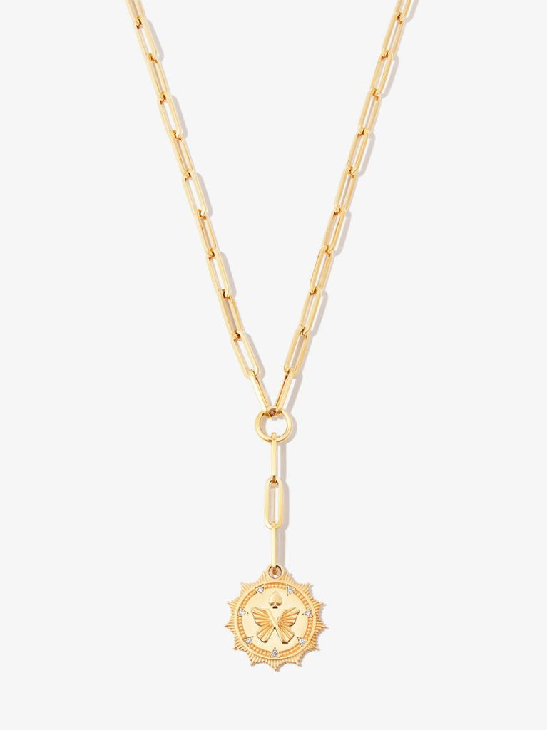 18k Yellow Gold Reverie Classic Extension Chain Diamond Necklace