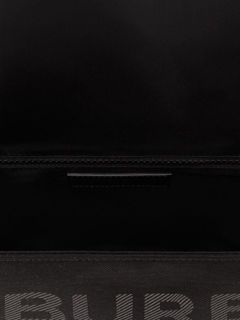 Black Horseferry Print Small Messenger Bag