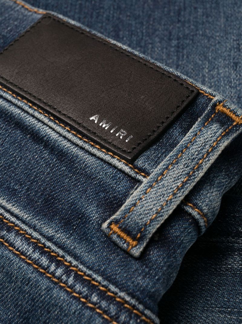 Blue Mx1 Bandana Skinny Jeans