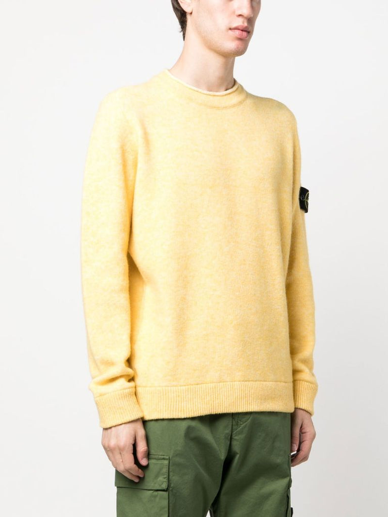 Yellow Crew Neck Sweater