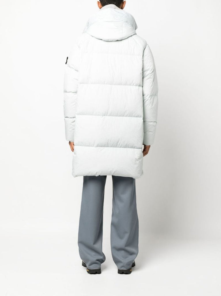 Grey Padded Down Parka