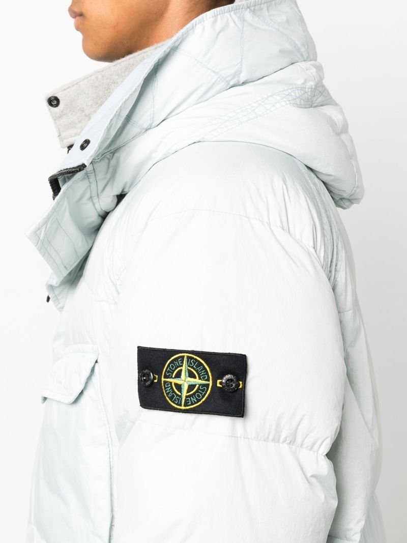 Grey Padded Down Parka
