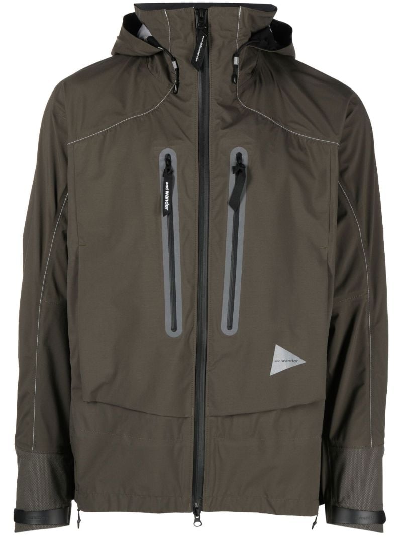 Green Pertex Shield Rain Jacket