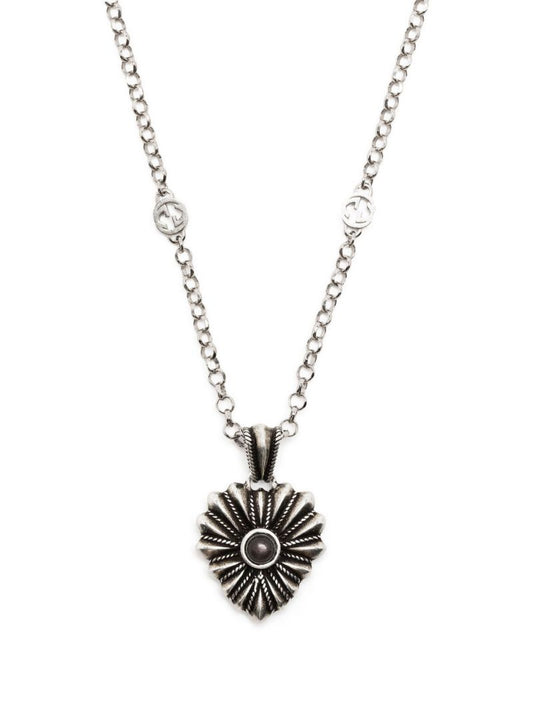 Sterling Silver Interlocking Necklace