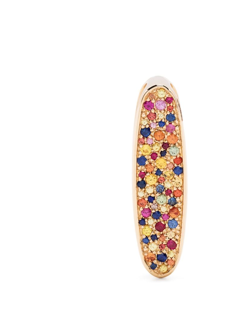 14k Yellow Gold the Tandem Sapphire Pulley