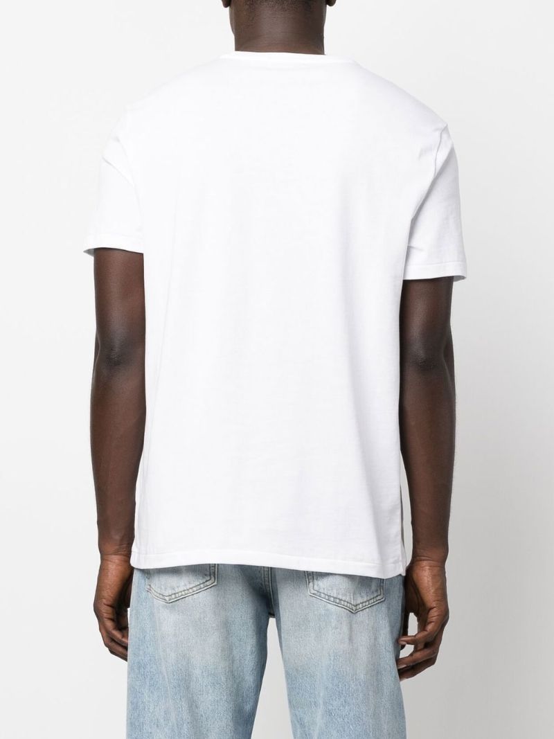 White Polo Bear Cotton T-shirt