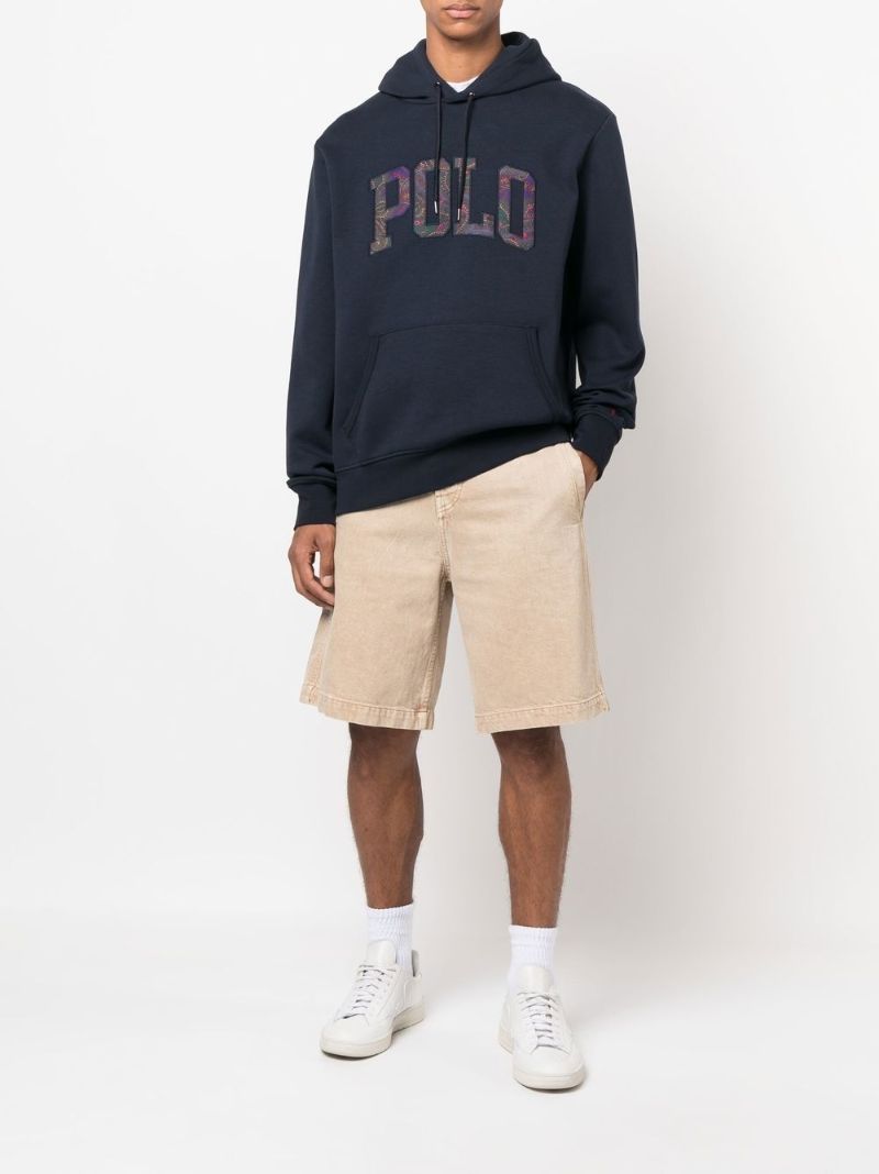 Blue Logo Hoodie